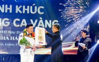 Doanh nhân Lê Quốc Kháng tỏa sáng trong đêm gala tôn vinh Tình khúc giọng ca vàng